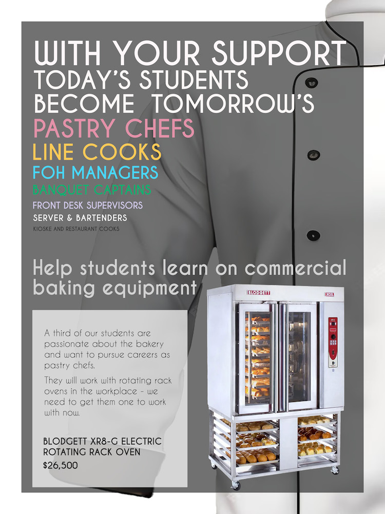 Fundraising Poster Bakery
